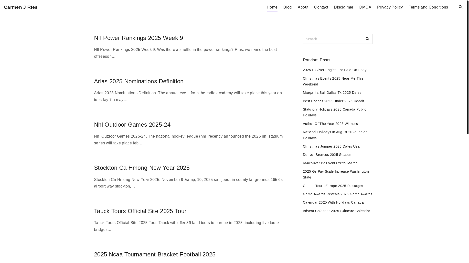 website screenshot of https://carmenjriess.pages.dev/