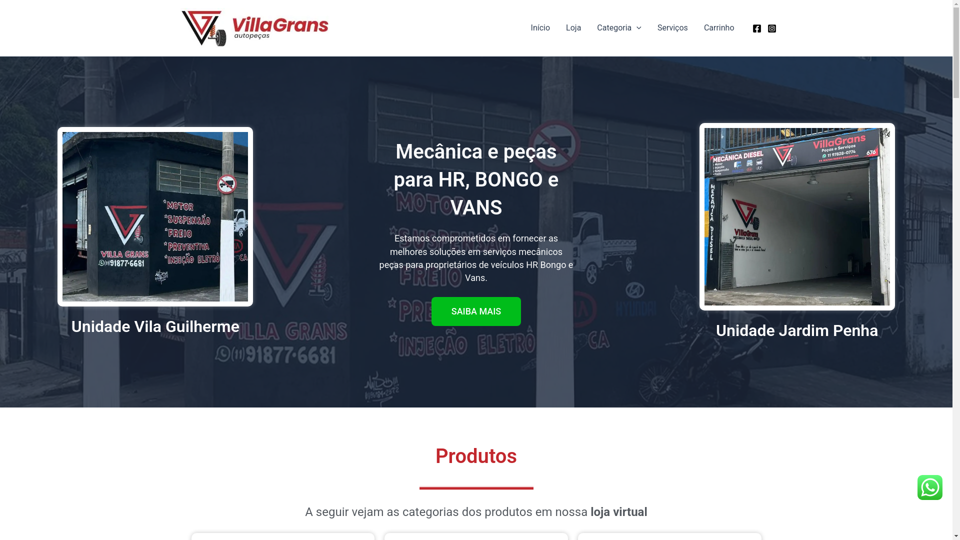 website screenshot of https://villagrans.com.br/