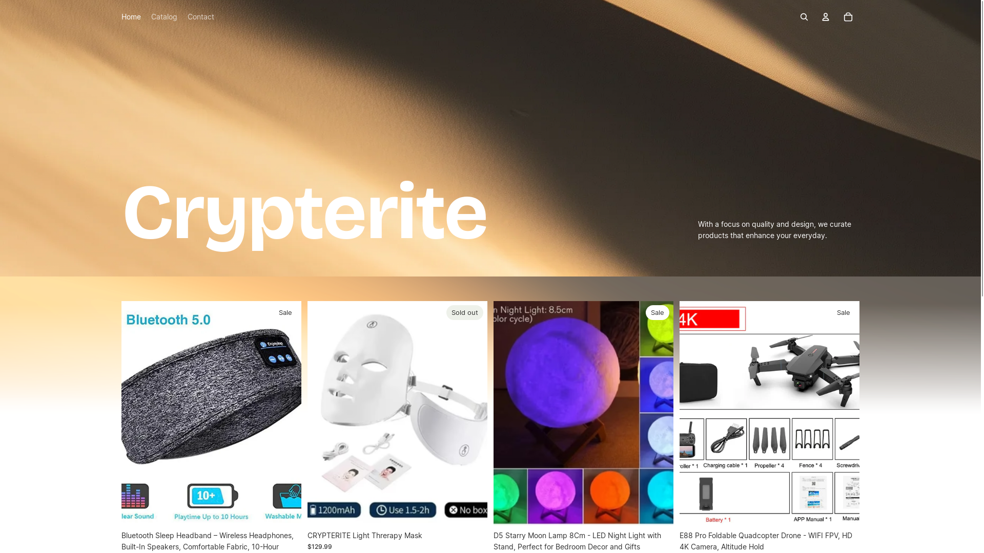 website screenshot of https://crypterite.shop/