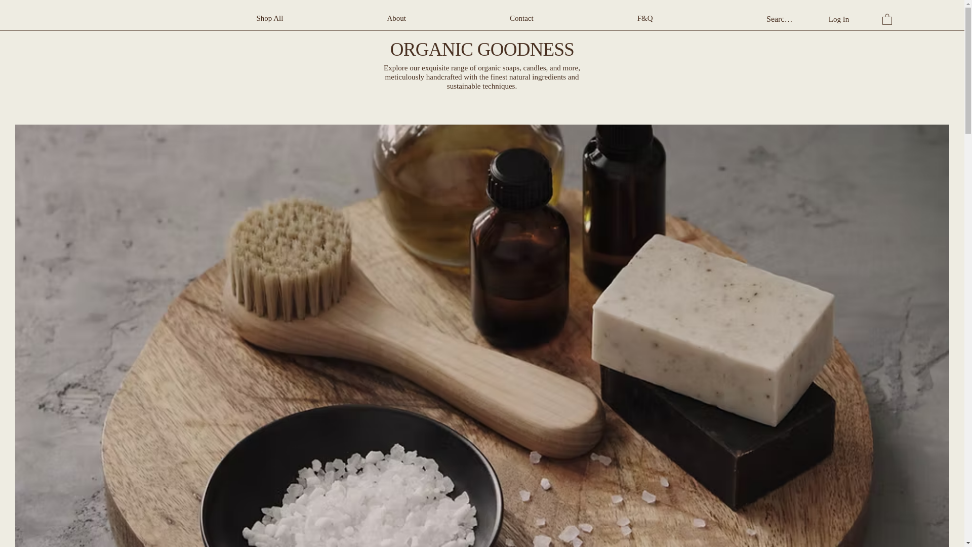 website screenshot of https://organicsoapsandmore.com/