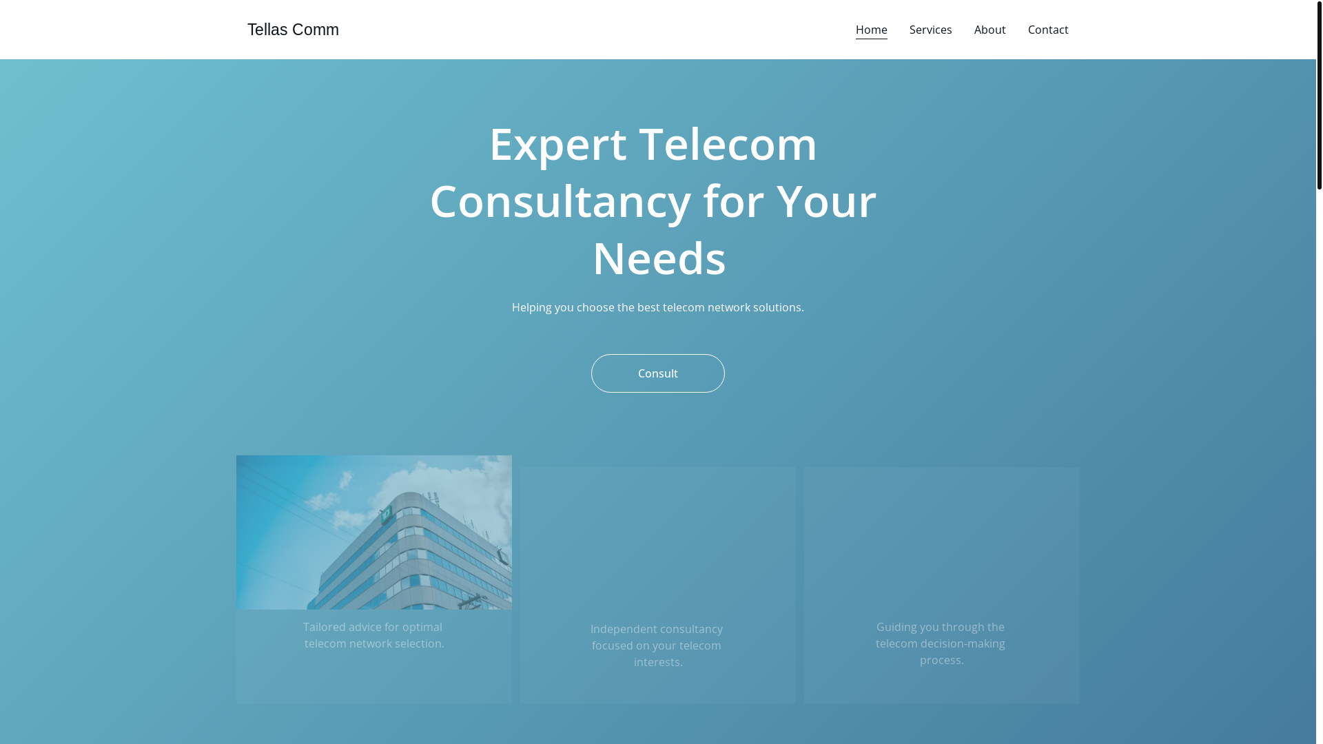 website screenshot of https://tellas.xyz/