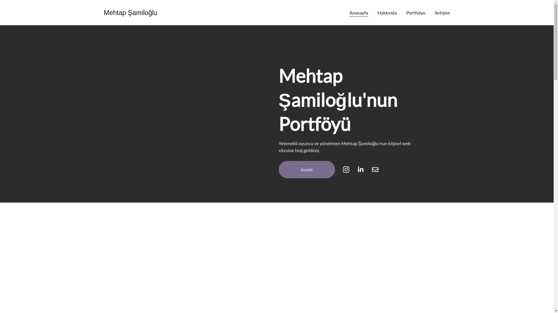 website screenshot of https://mehtapsamiloglu.com/