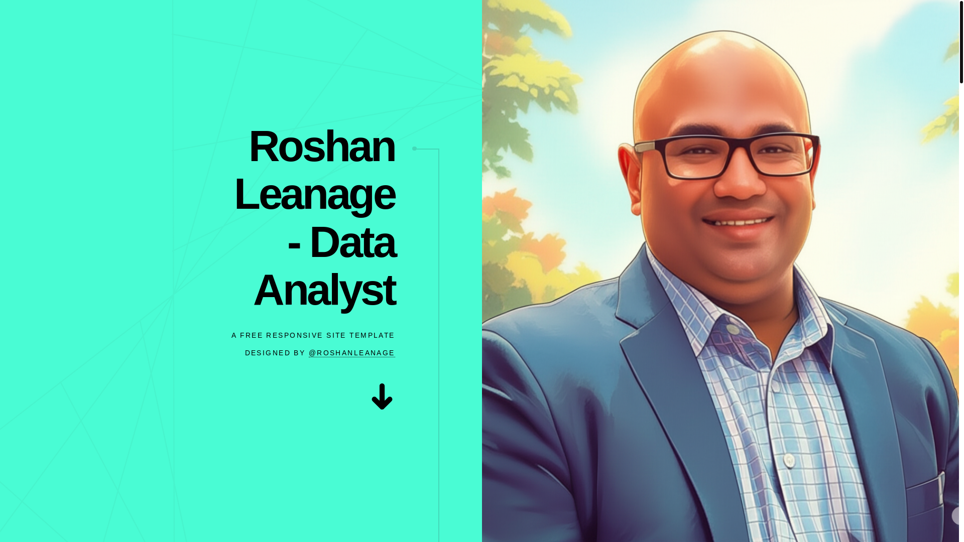 website screenshot of https://roshanleanage-github-io.pages.dev/