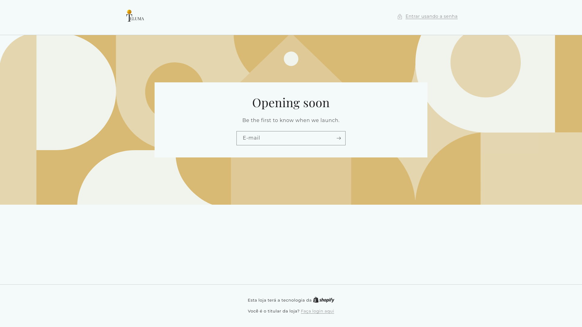 website screenshot of https://teluma.com.br/
