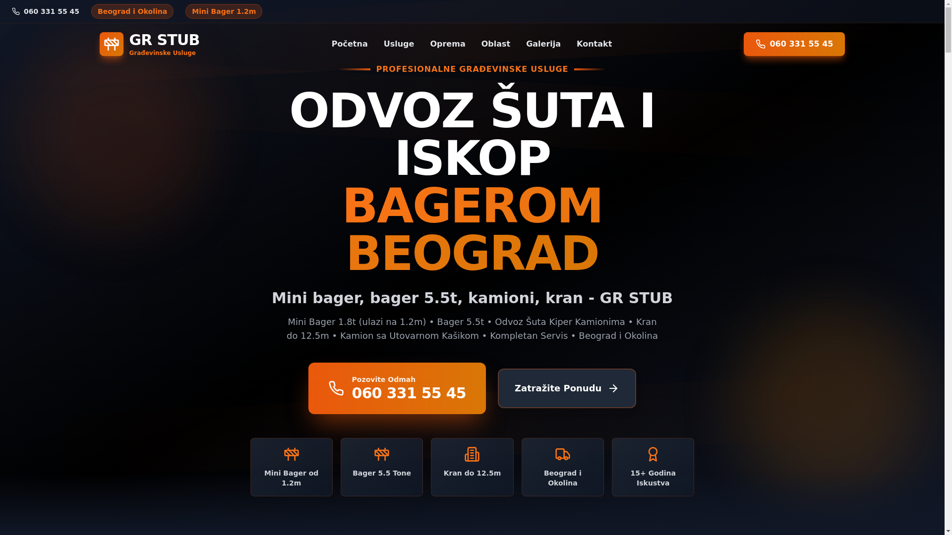 website screenshot of https://odvozsutagrstub.com/