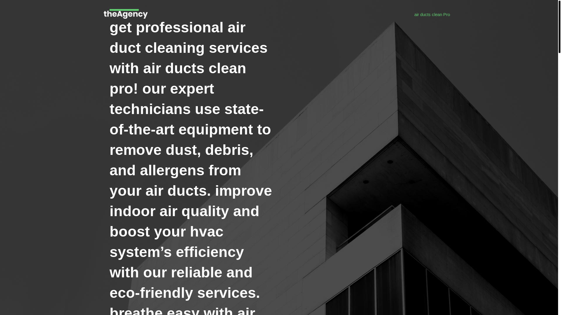website screenshot of https://airductscleanpro.site/