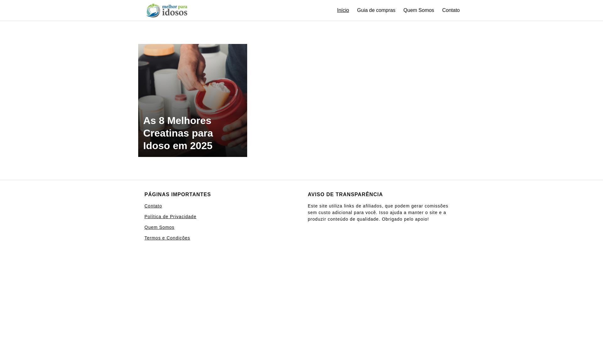 website screenshot of https://melhorparaidosos.com.br/