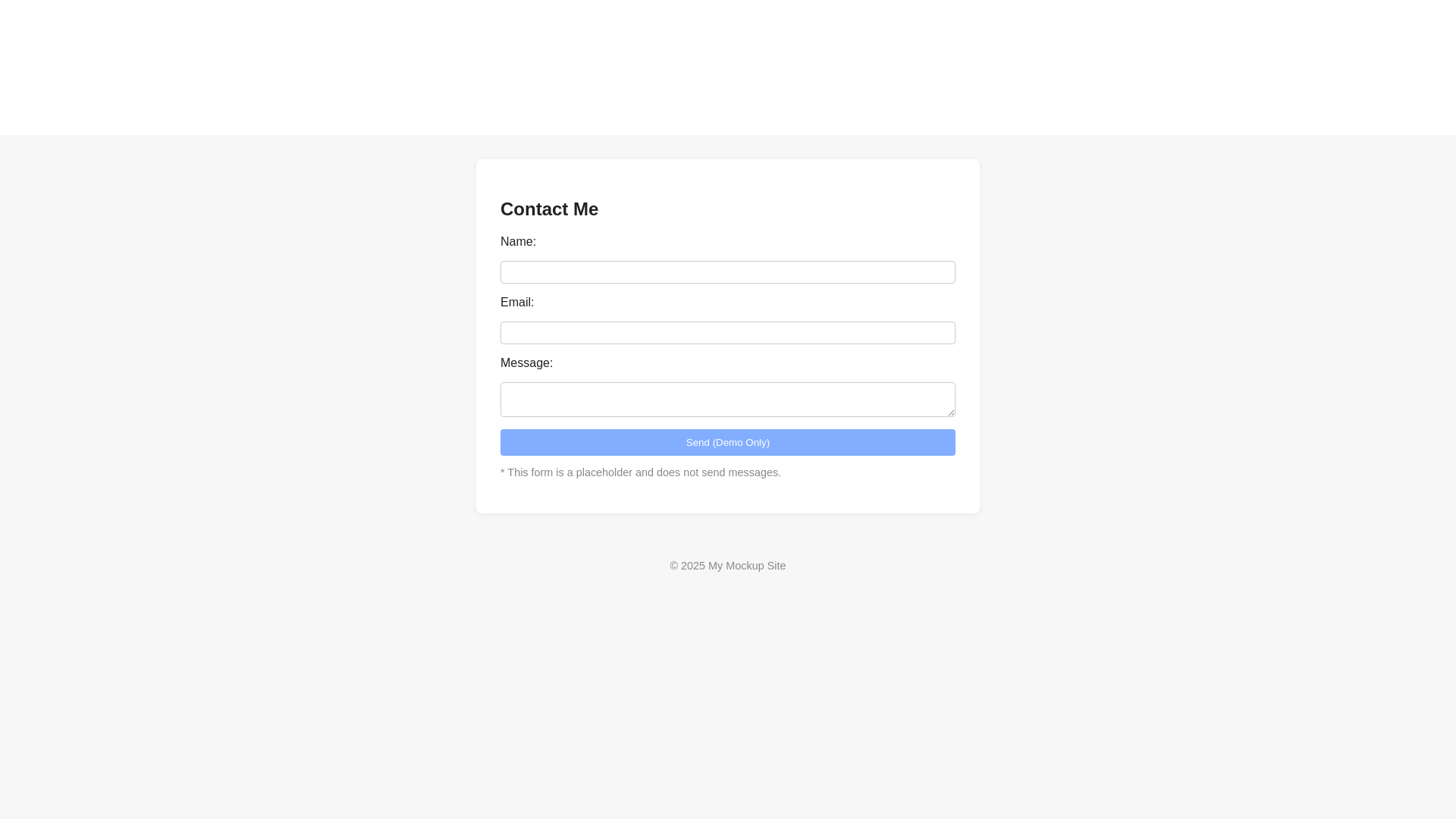 website screenshot of https://practice-site-5.pages.dev/