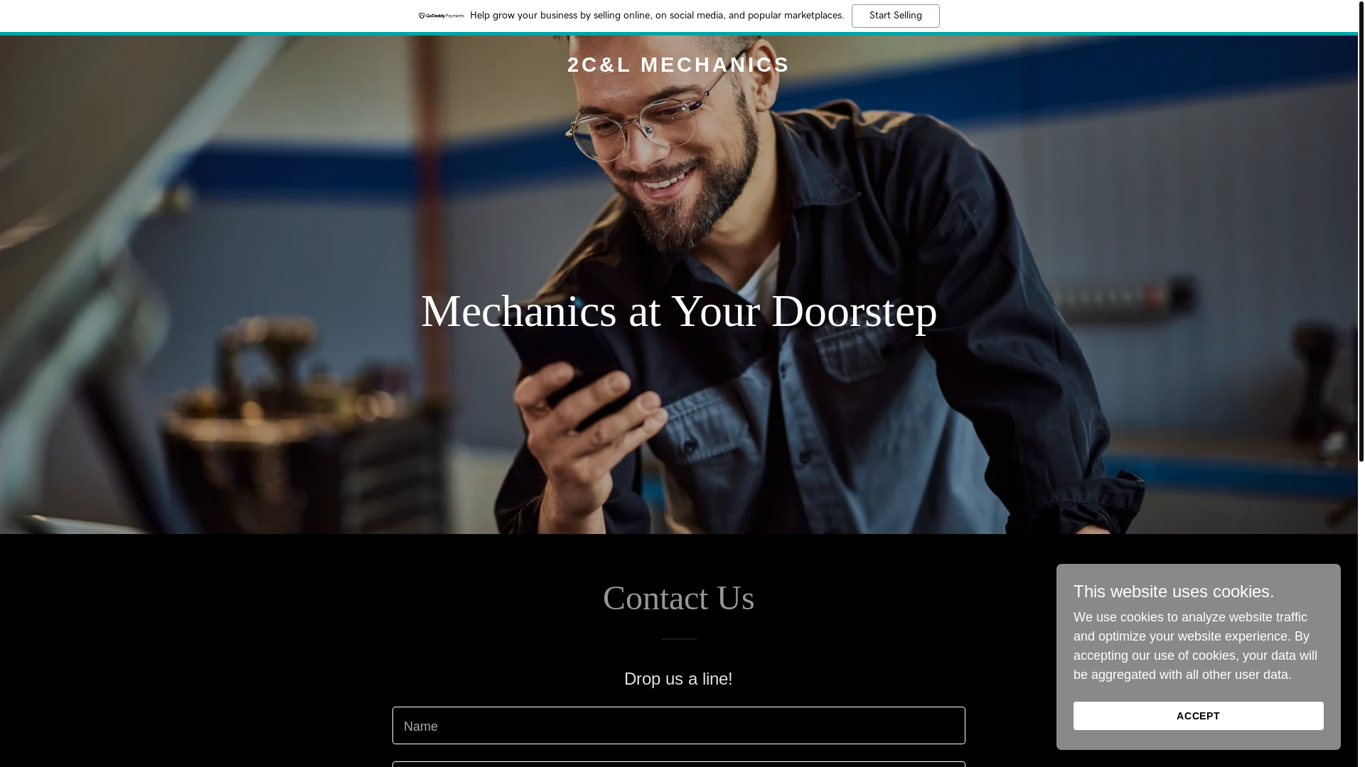 website screenshot of https://2candl.com/