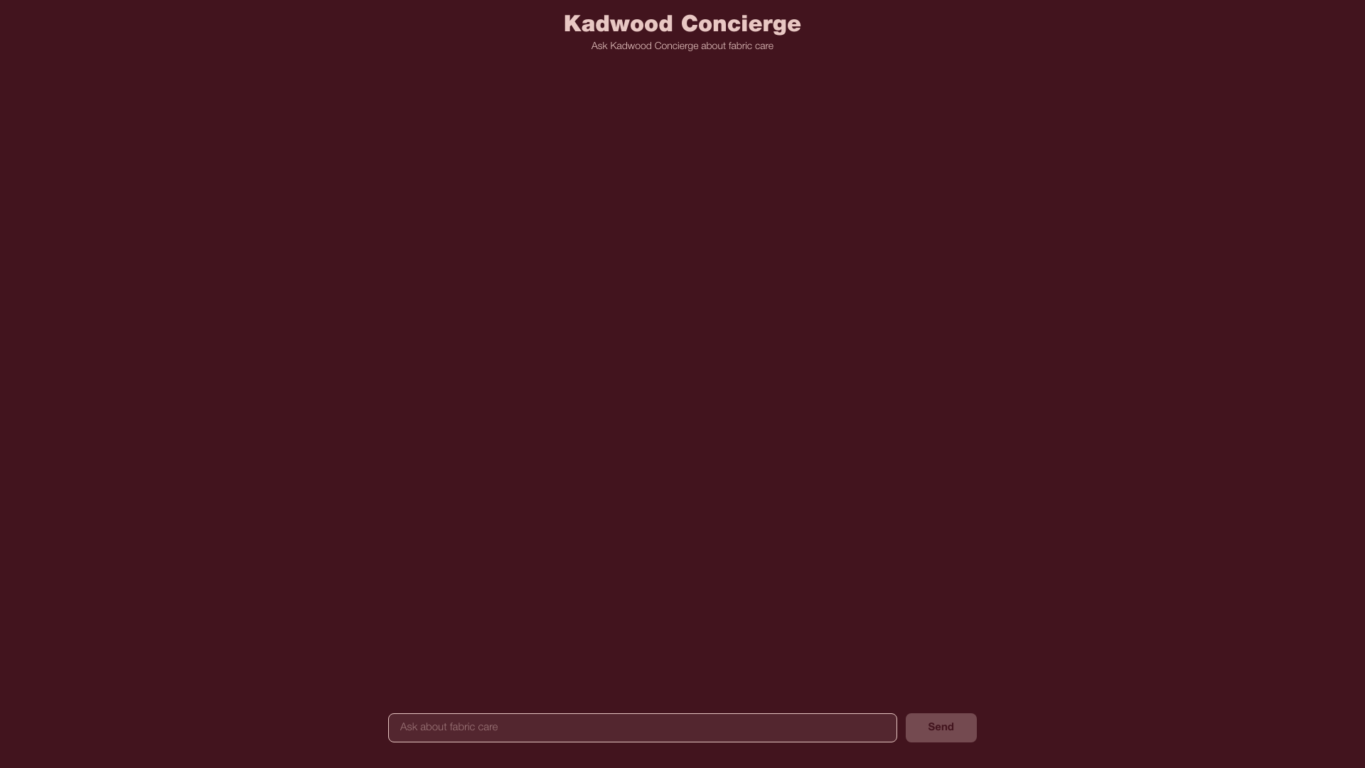 website screenshot of https://kadwood-concierge-ui.pages.dev/