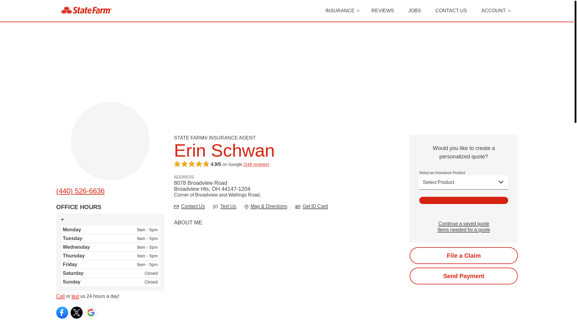 website screenshot of https://ohioinsurance-quotes.com/
