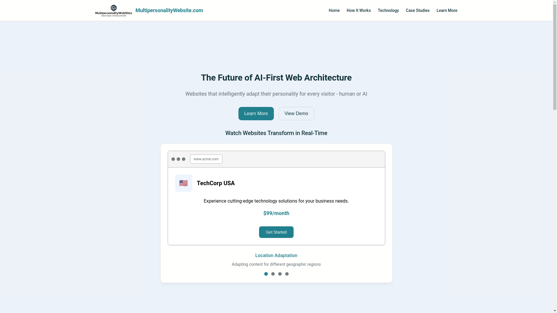 website screenshot of https://multipersonalitywebsites.pages.dev/