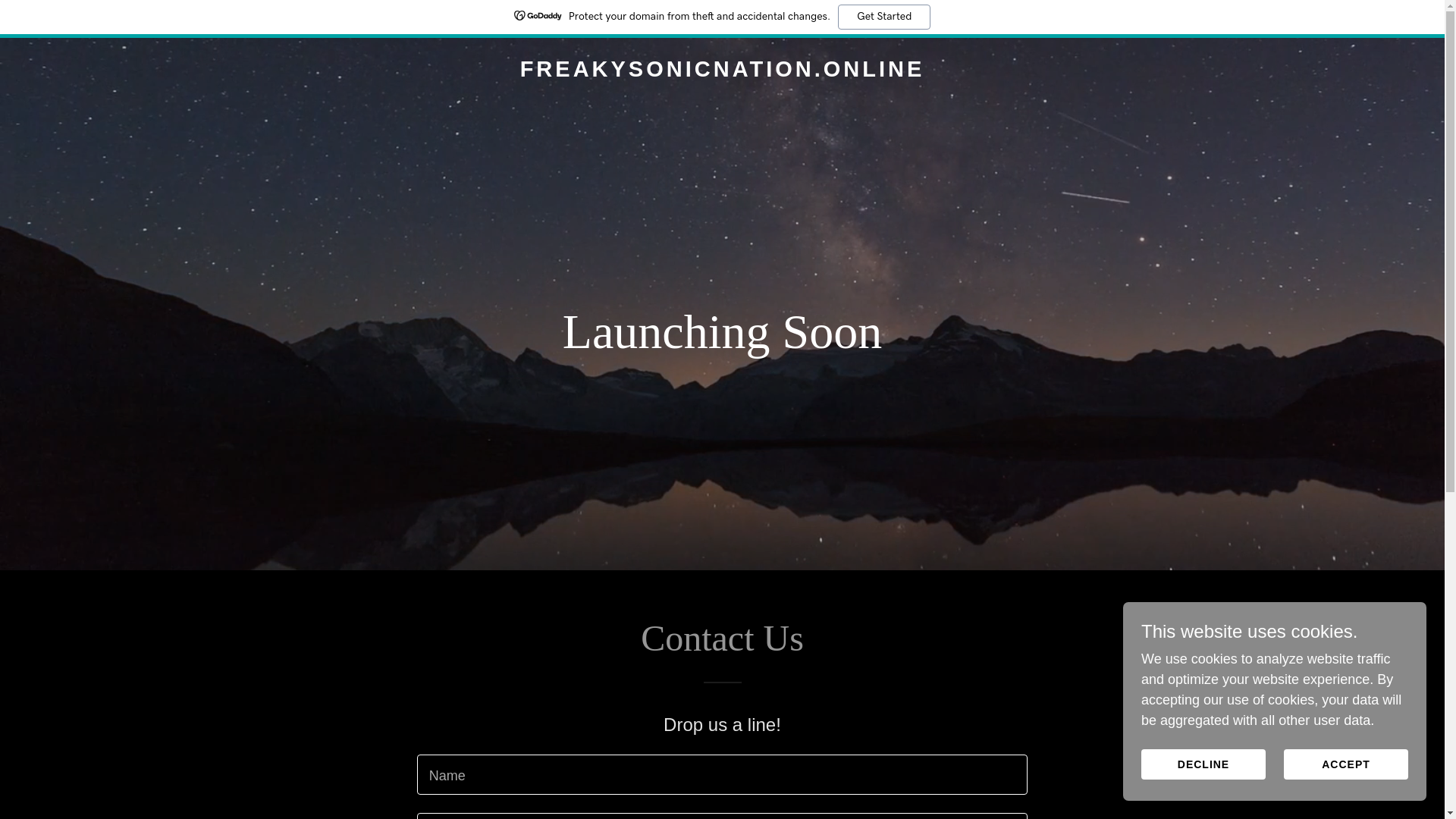 website screenshot of https://freakysonicnation.online/