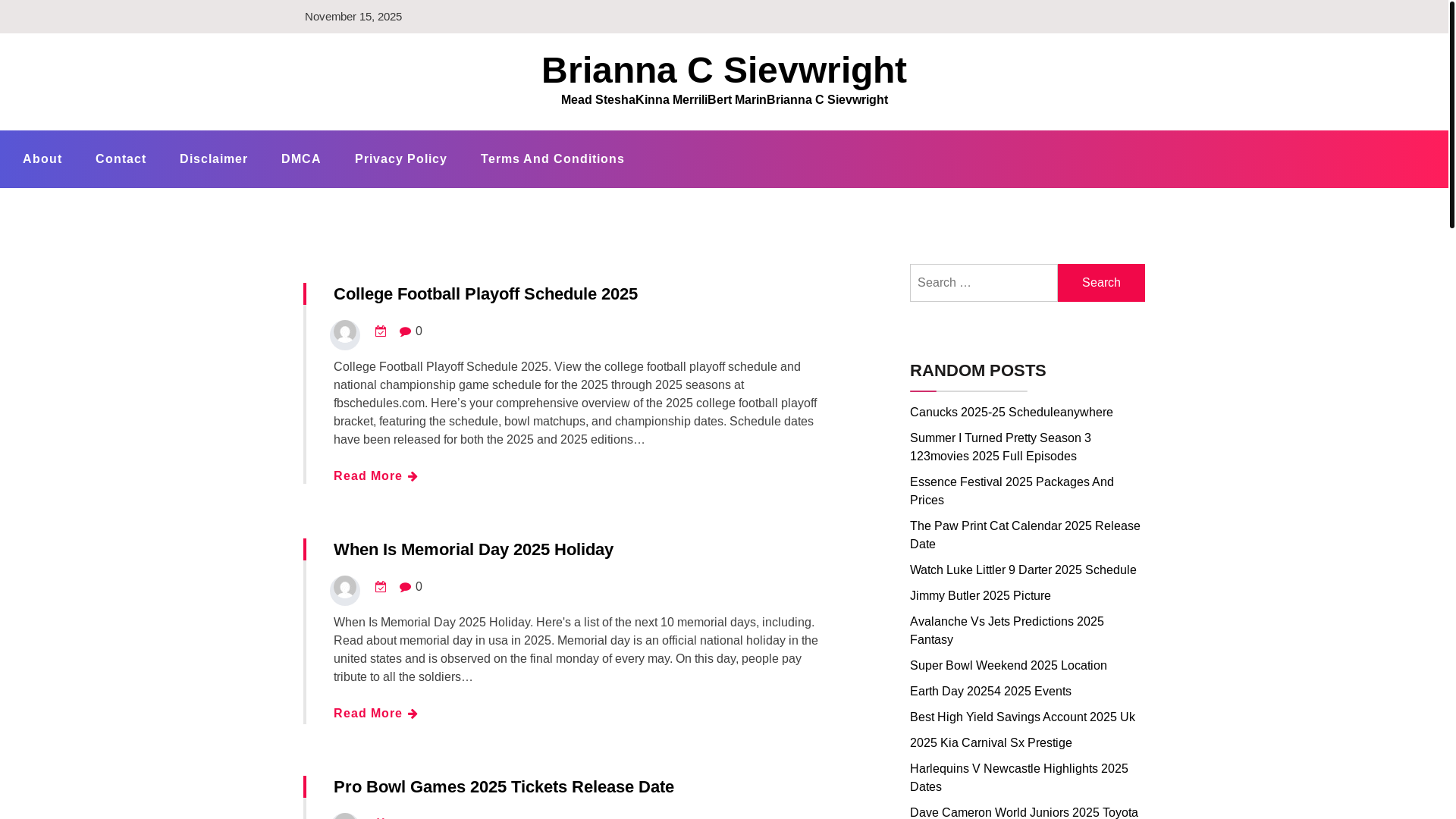 website screenshot of https://briannacsievwright.pages.dev/