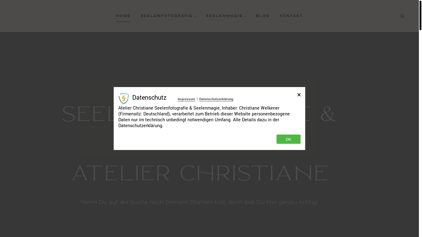 website screenshot of https://atelierchristiane.de/
