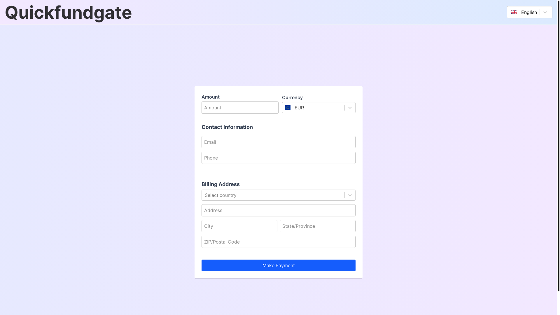 website screenshot of https://quickfundgate.com/