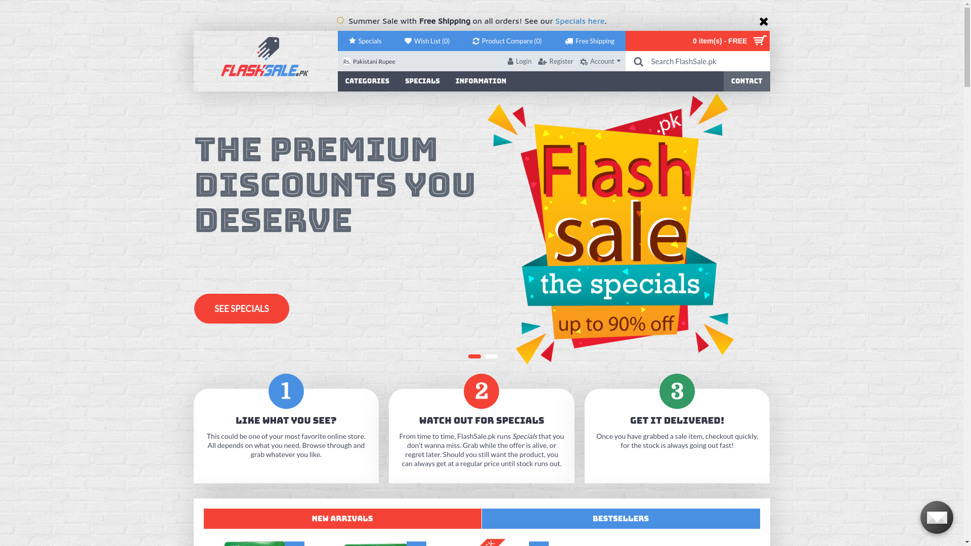website screenshot of https://phoenicia.pk/