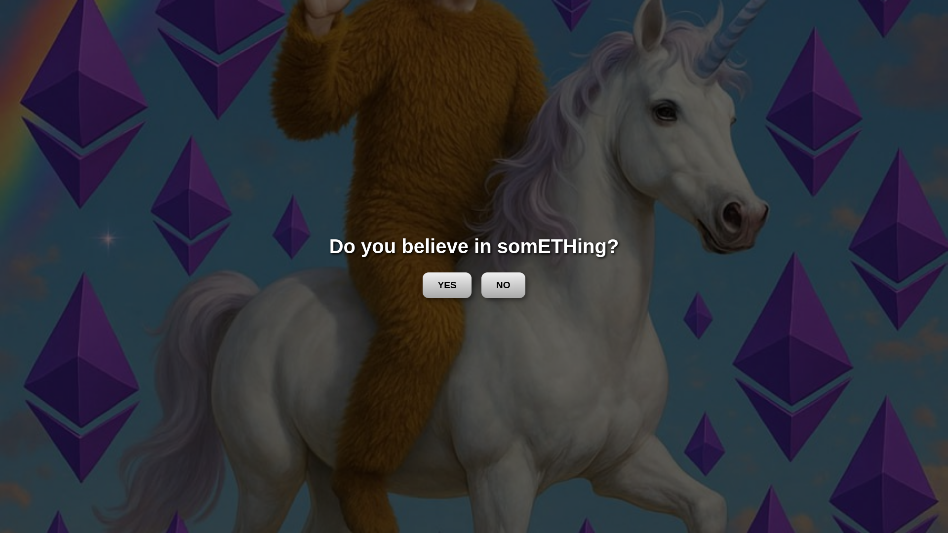 website screenshot of https://ibelievesomething.com/