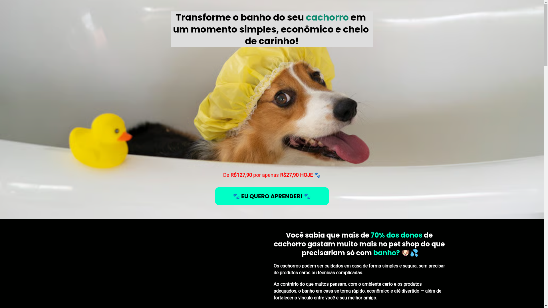 website screenshot of https://banhoemcasa.com.br/