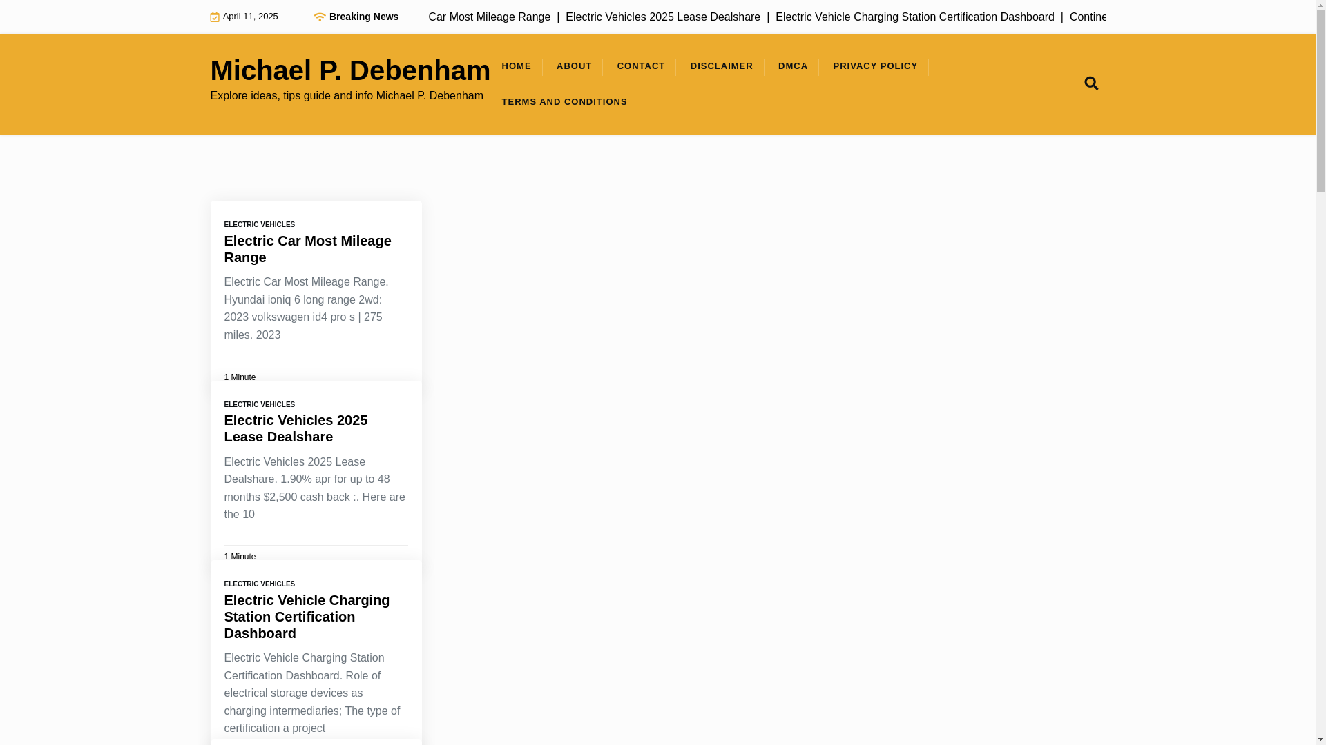 website screenshot of https://michaelpdebenham.pages.dev/