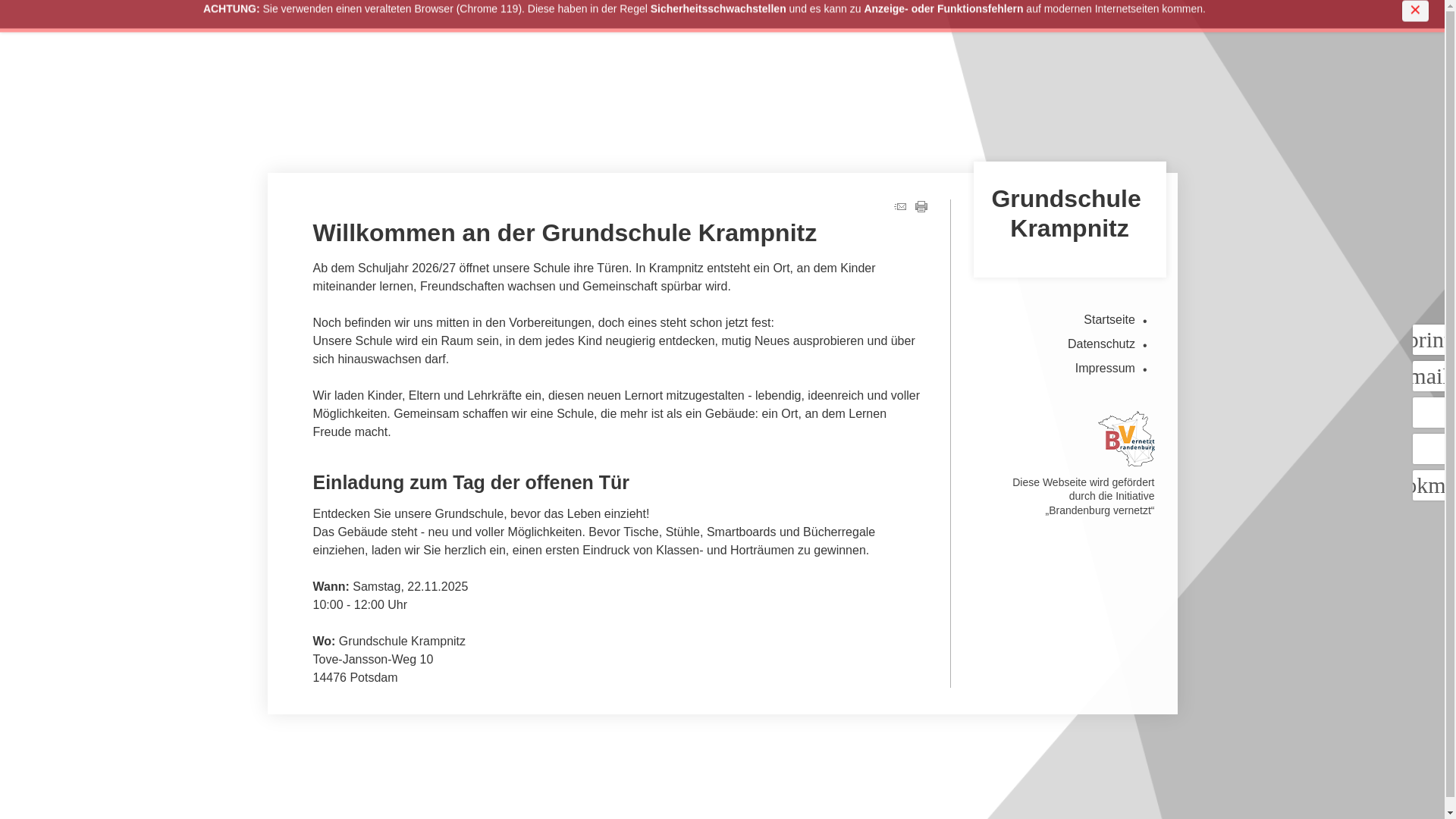 website screenshot of https://grundschule-krampnitz.de/