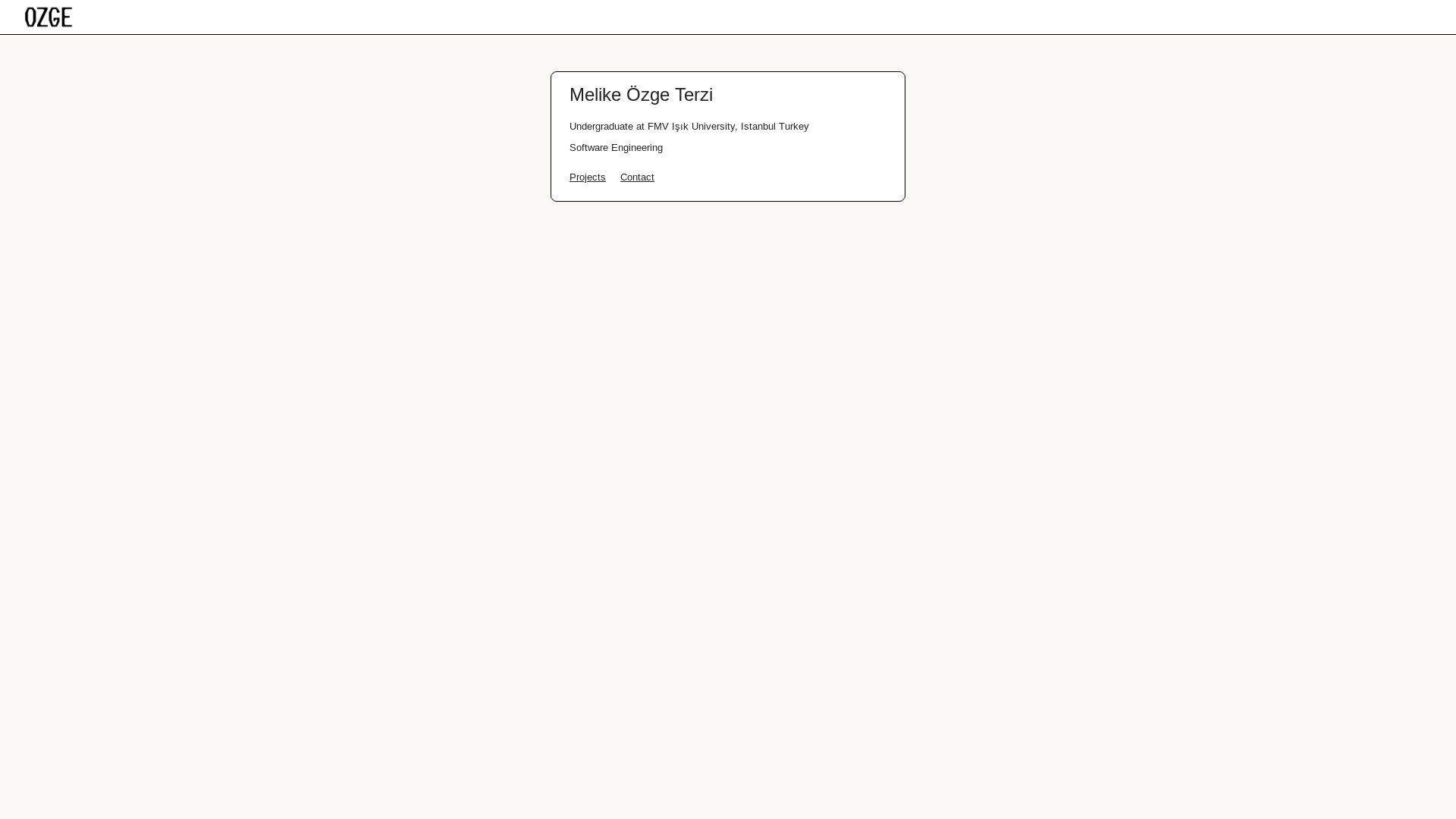 website screenshot of https://ozgeterzi.pages.dev/