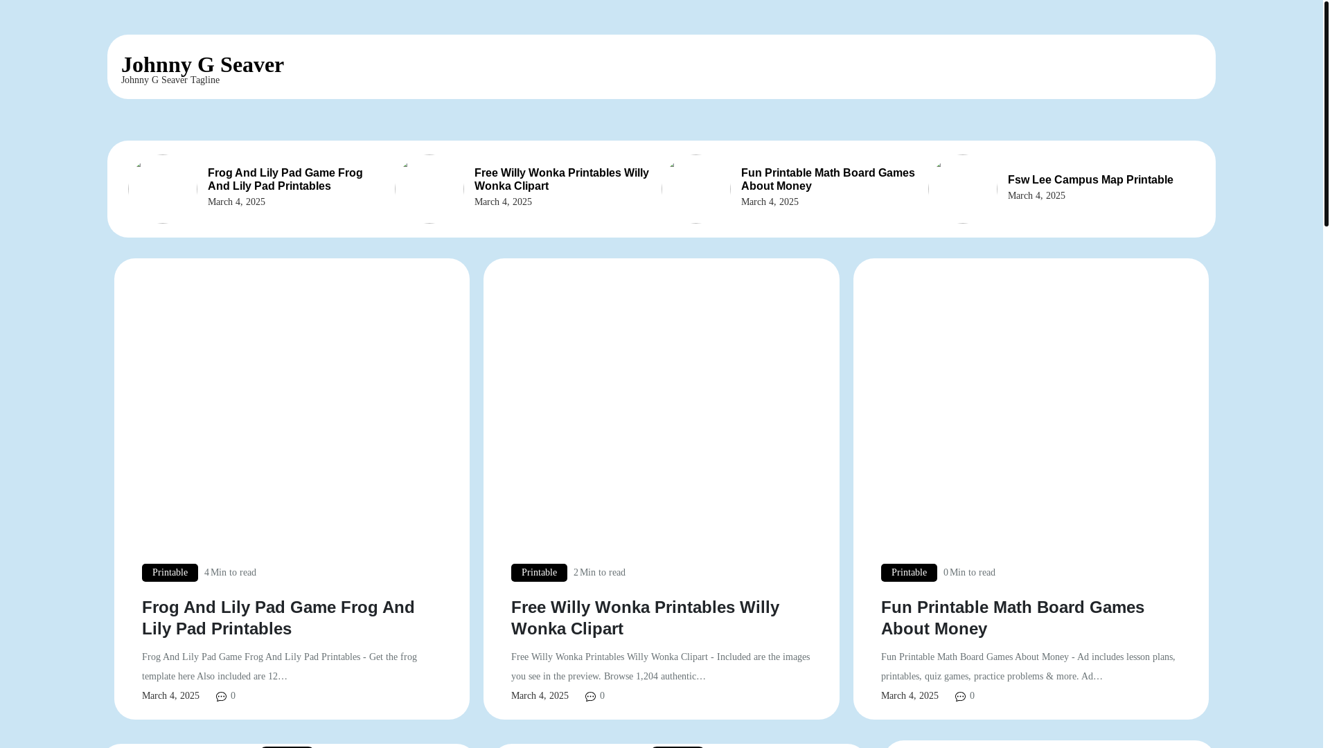 website screenshot of https://johnnygseaverk.pages.dev/