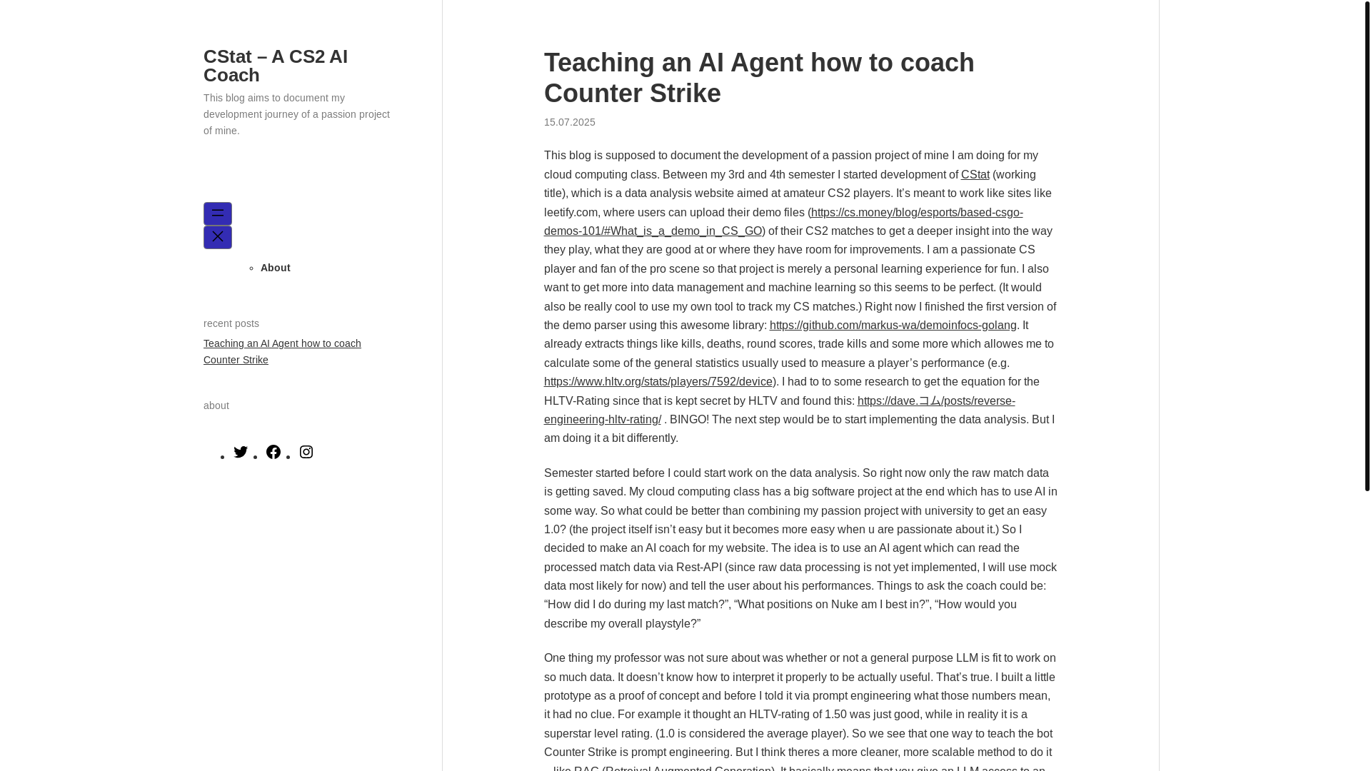 website screenshot of https://nilsburmester.blog/
