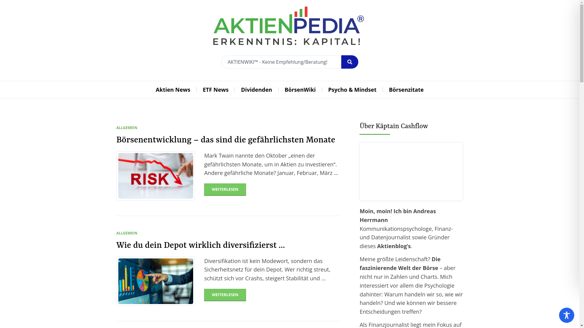 website screenshot of https://psyinvestor.de/