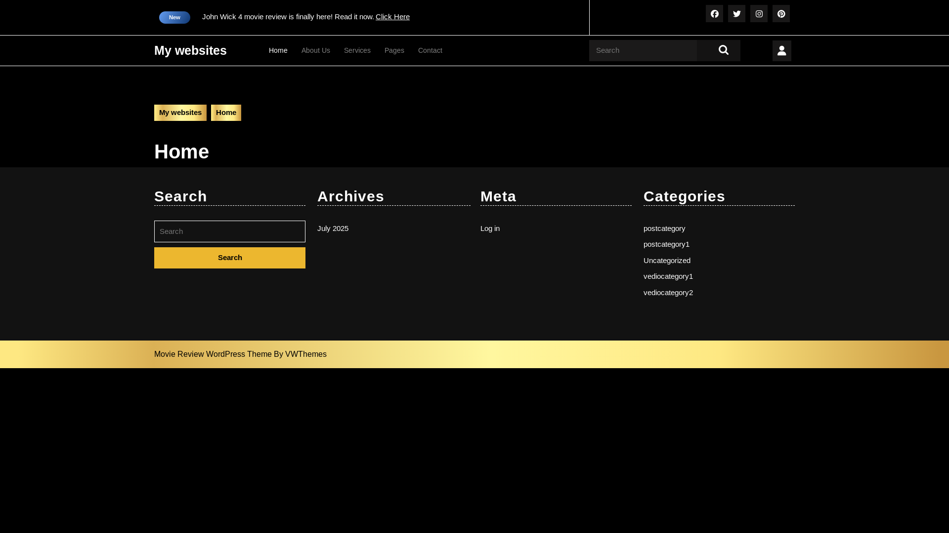 website screenshot of https://onlinefilmstore.com/