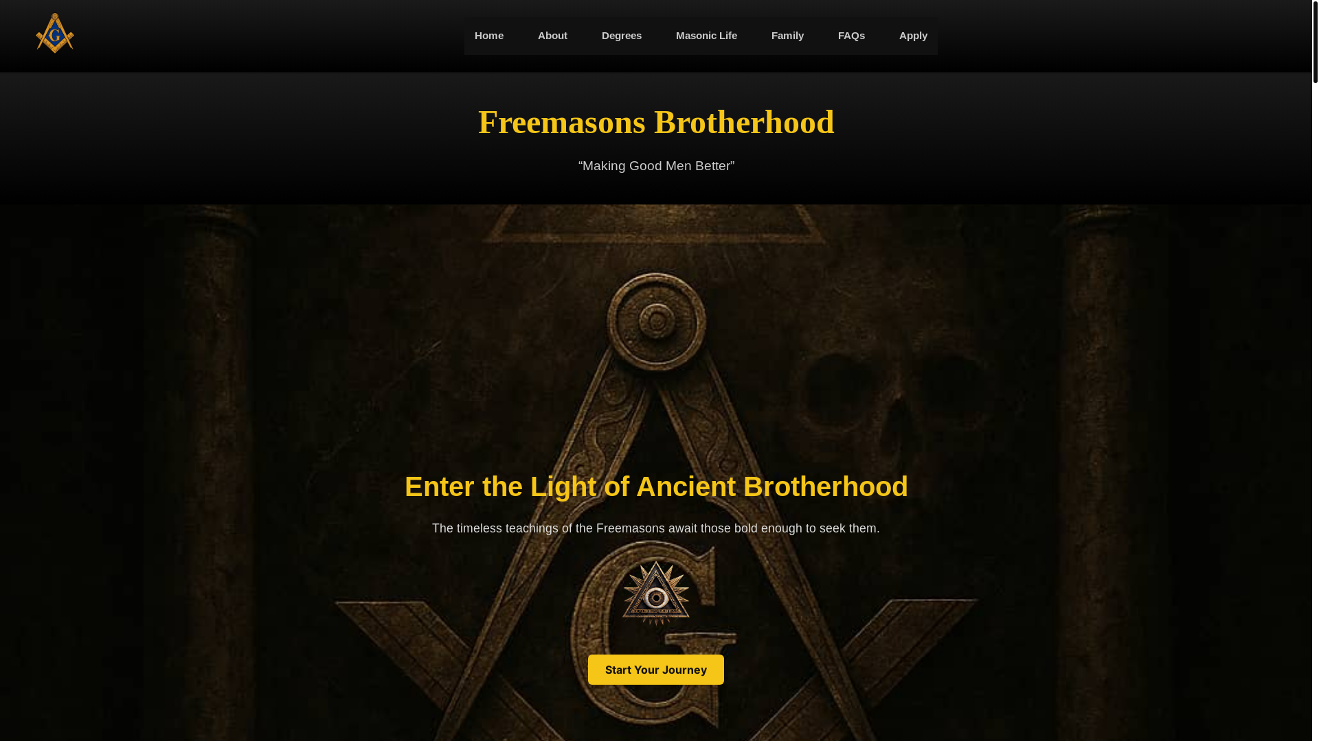 website screenshot of https://join-freemasons.com/