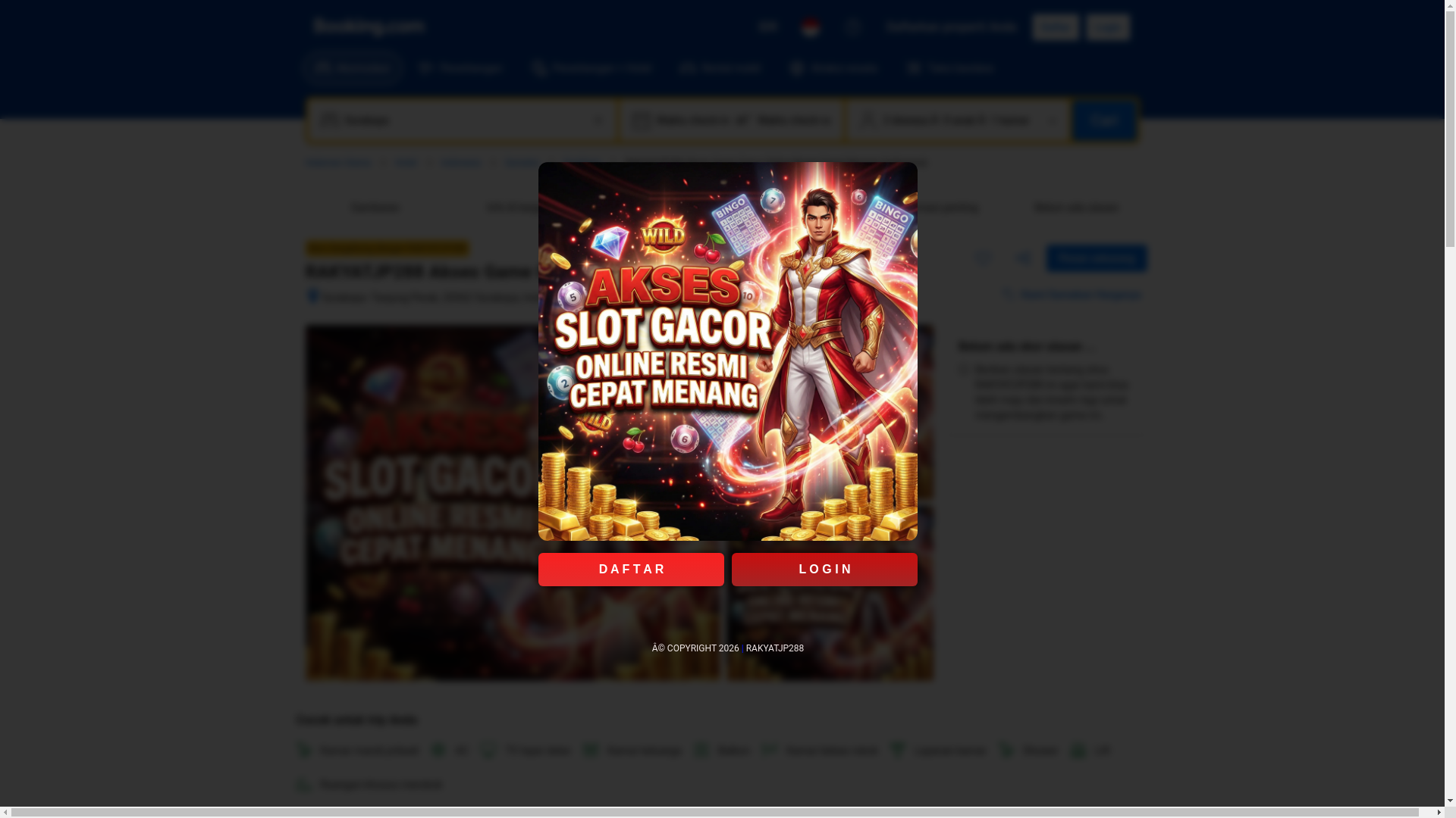 website screenshot of https://rakyatjp288.online/