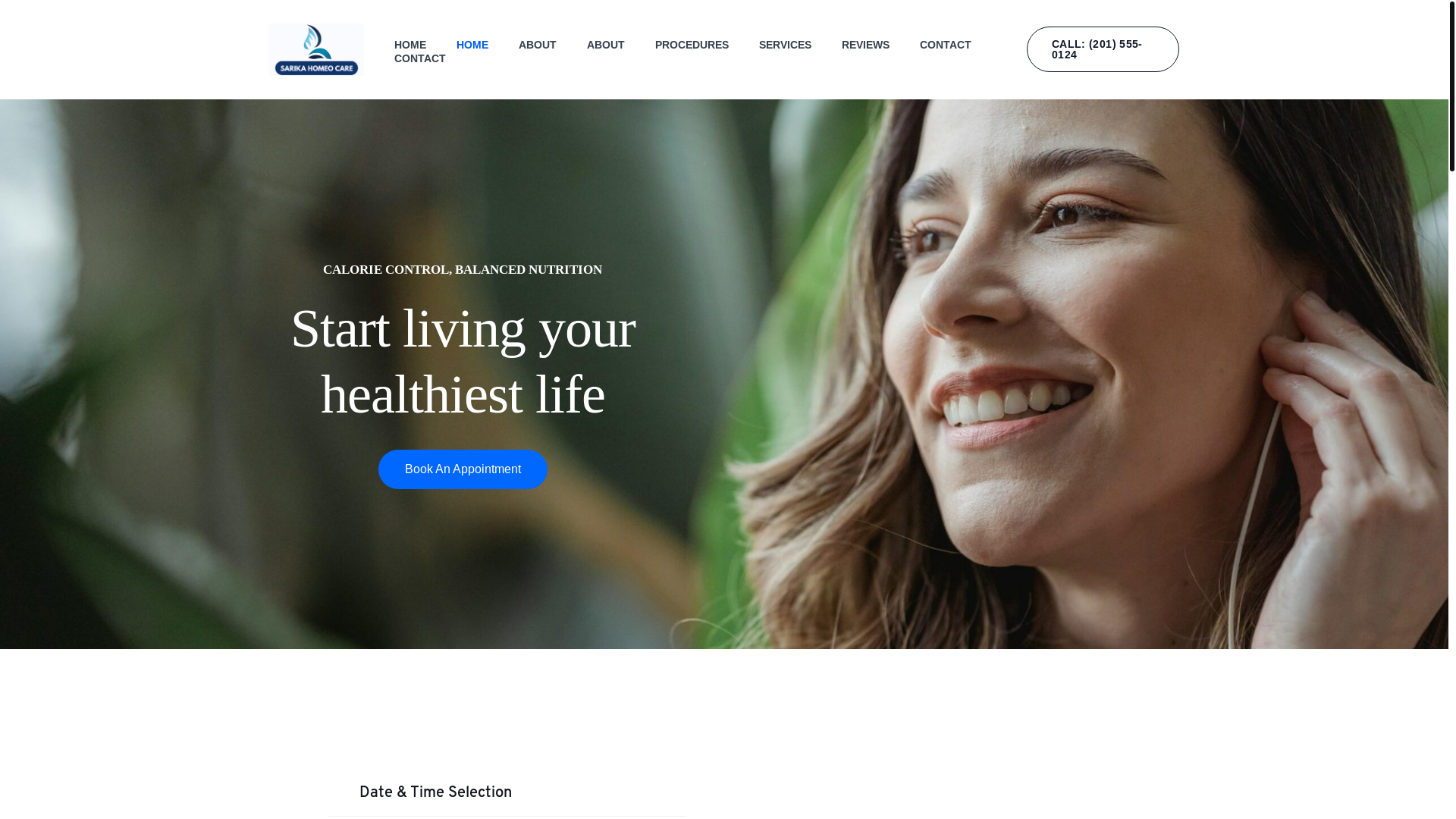 website screenshot of https://drsarikahomeo.com/
