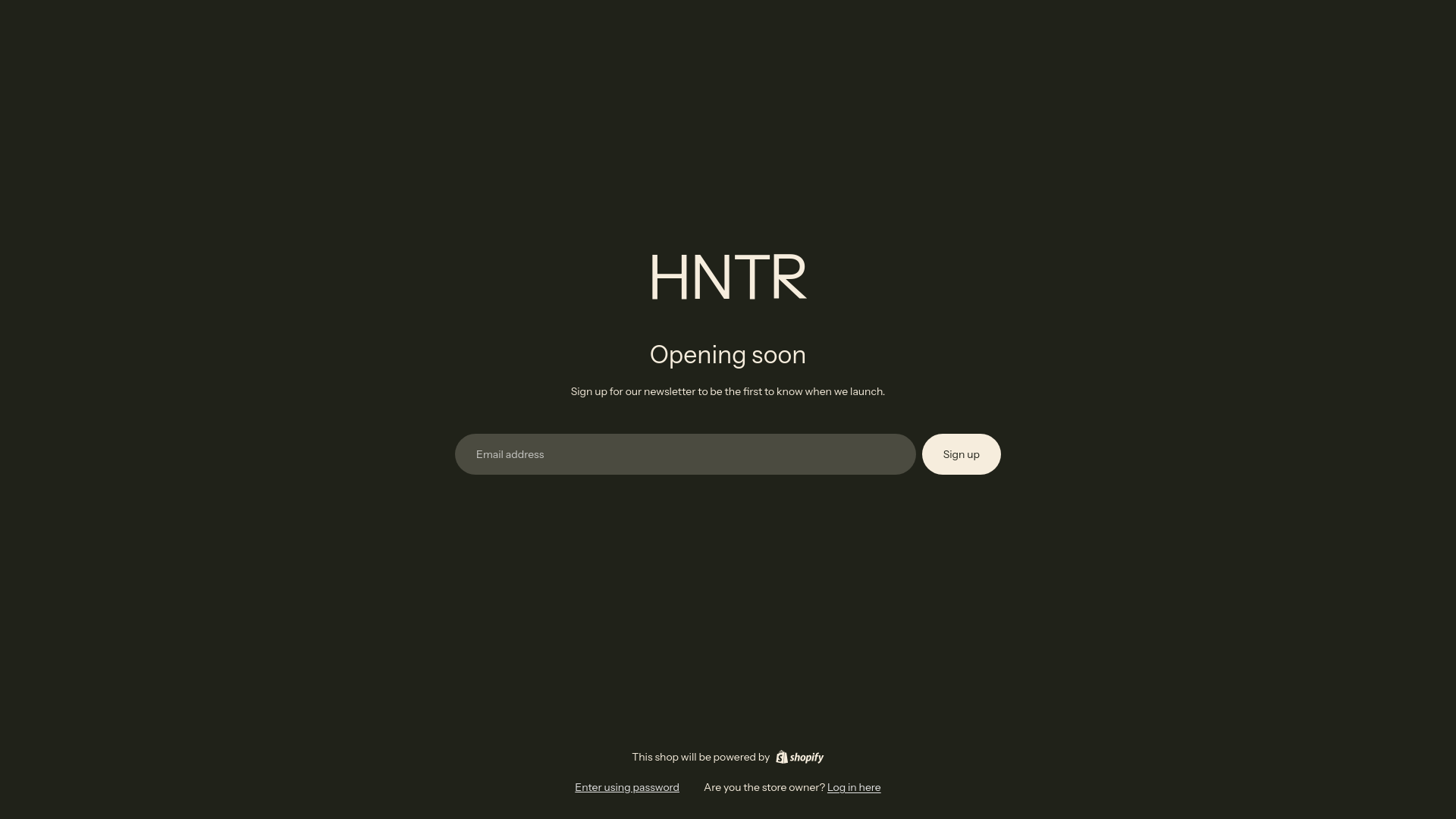 website screenshot of https://hntrgiveaway.com/