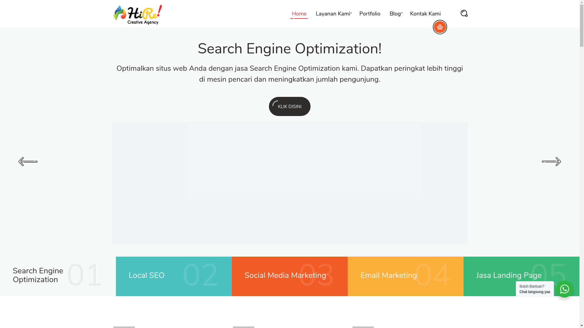 website screenshot of https://creativeagencyid.com