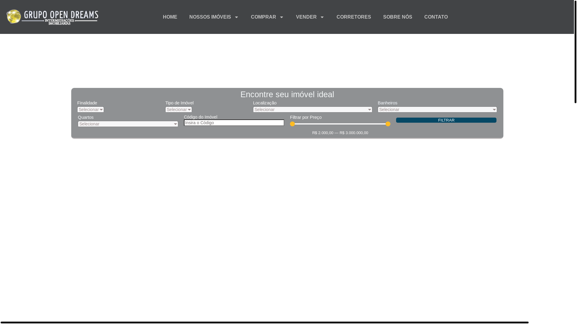 website screenshot of https://grupoopendreams.com/