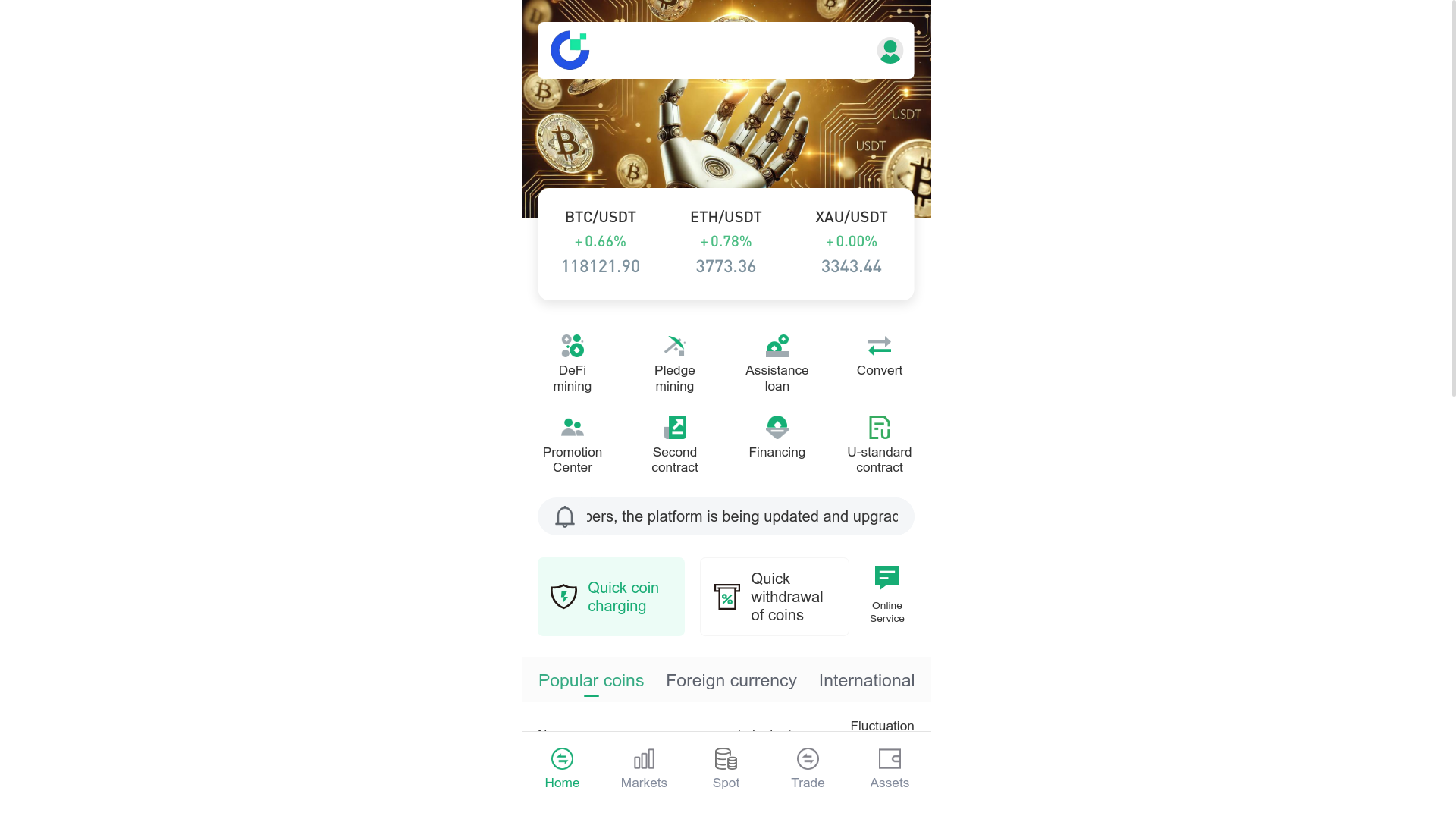 website screenshot of https://gateoim.vip/