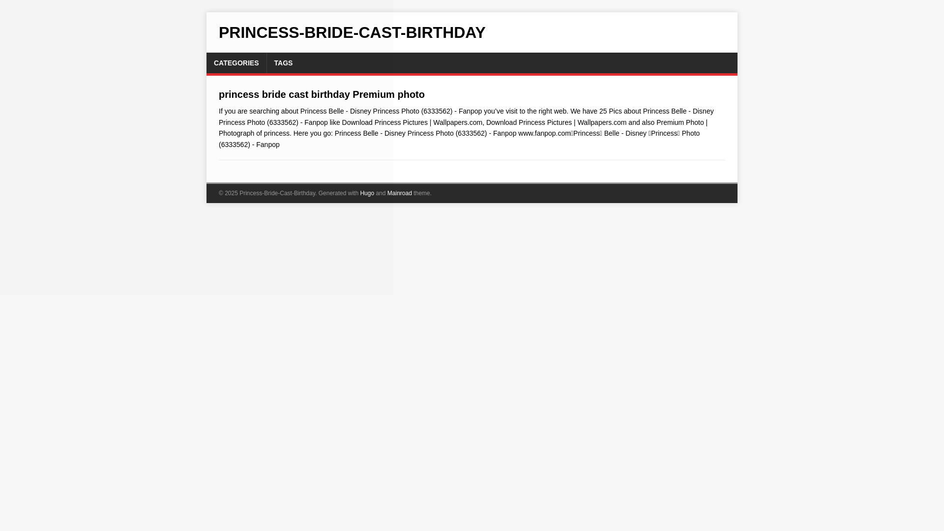 website screenshot of https://princess-bride-cast-birthday.pages.dev/