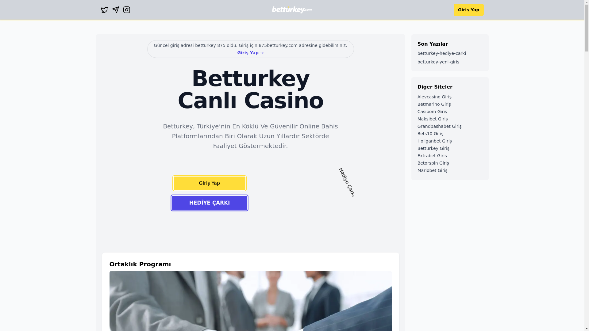 website screenshot of https://betturkeyguncelgiris-blog.pages.dev/