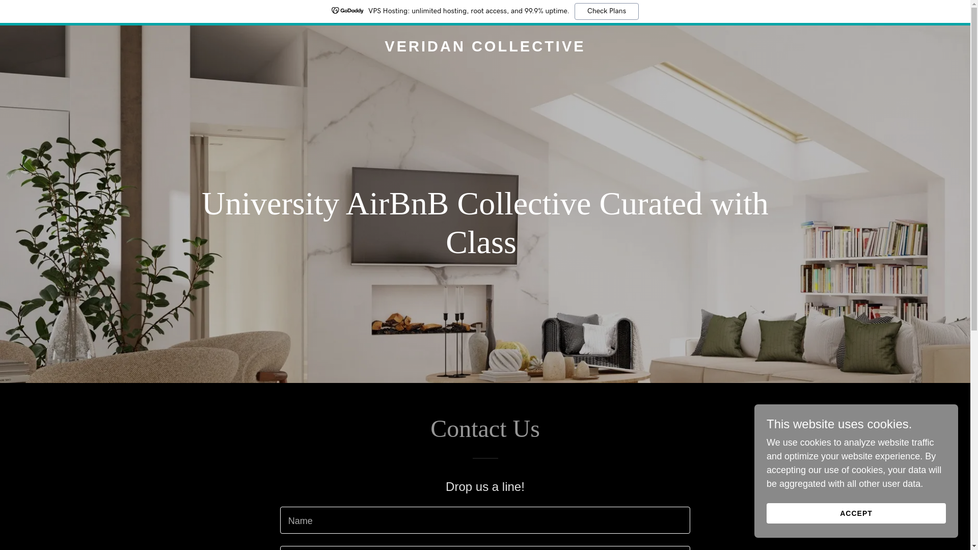 website screenshot of https://veridancollective.com/