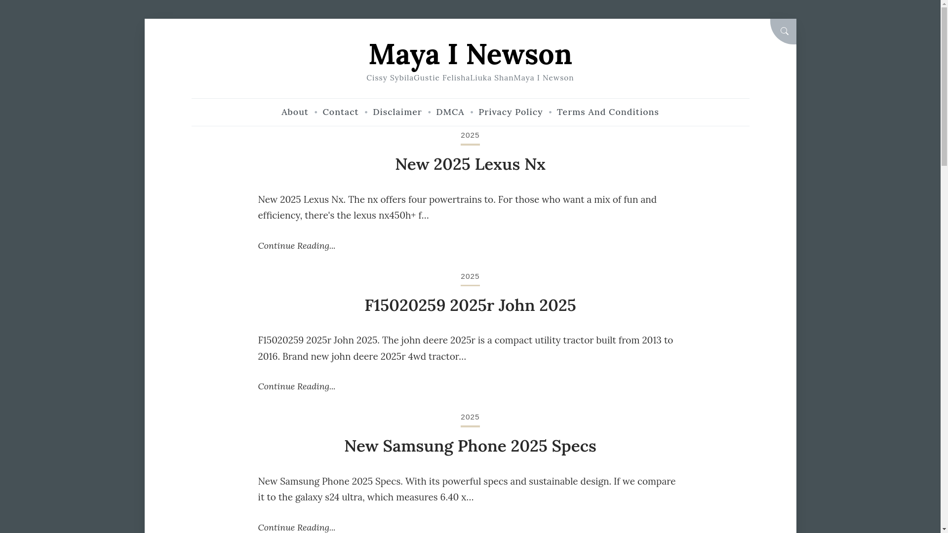 website screenshot of https://mayainewson.pages.dev/