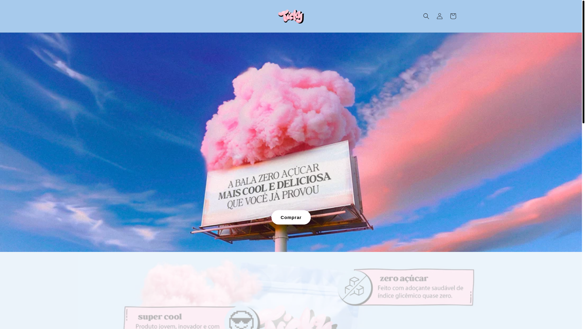 website screenshot of https://tickyofc.shop/