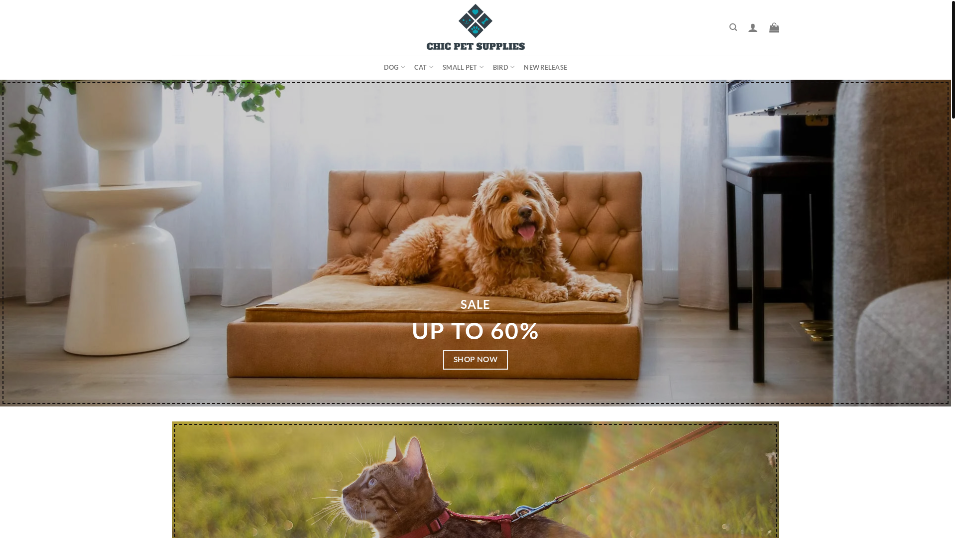 website screenshot of https://friscopetsale.com/