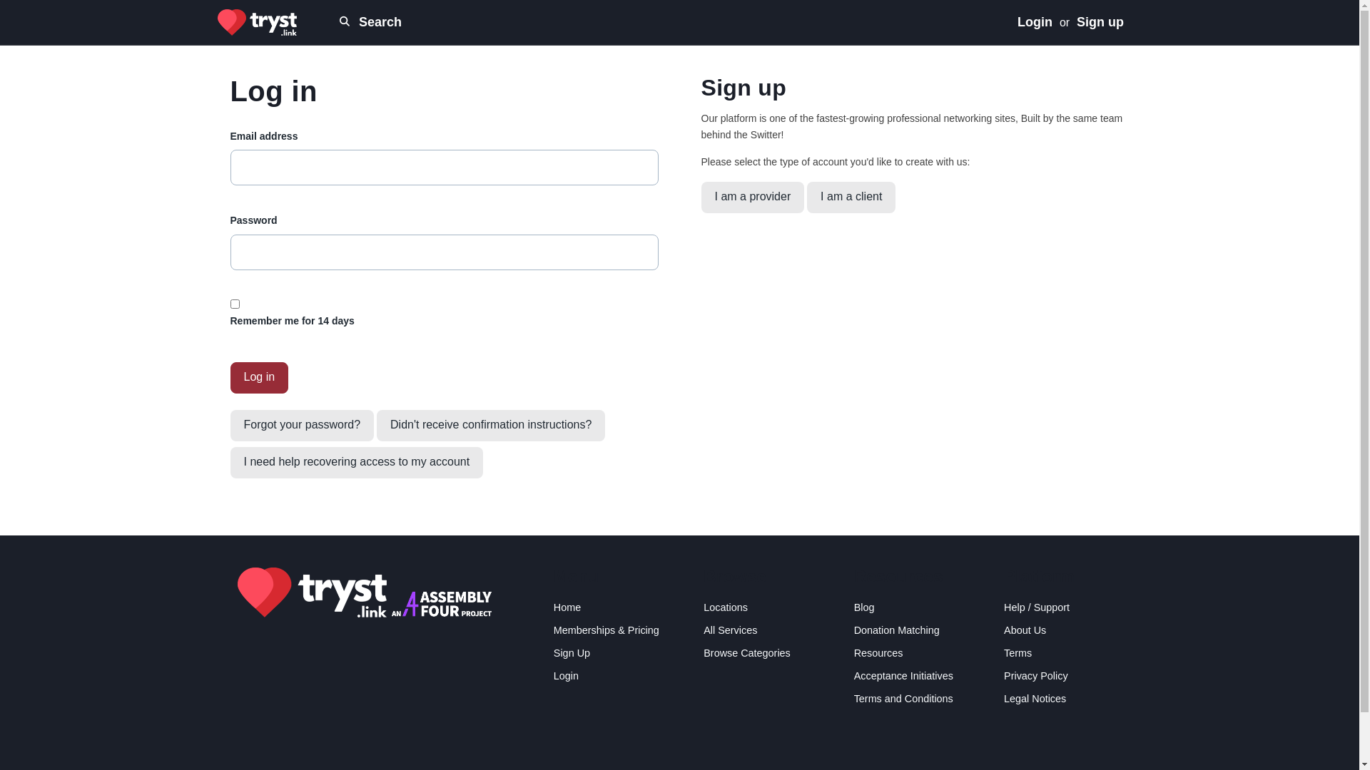 website screenshot of https://trystmatee.com/