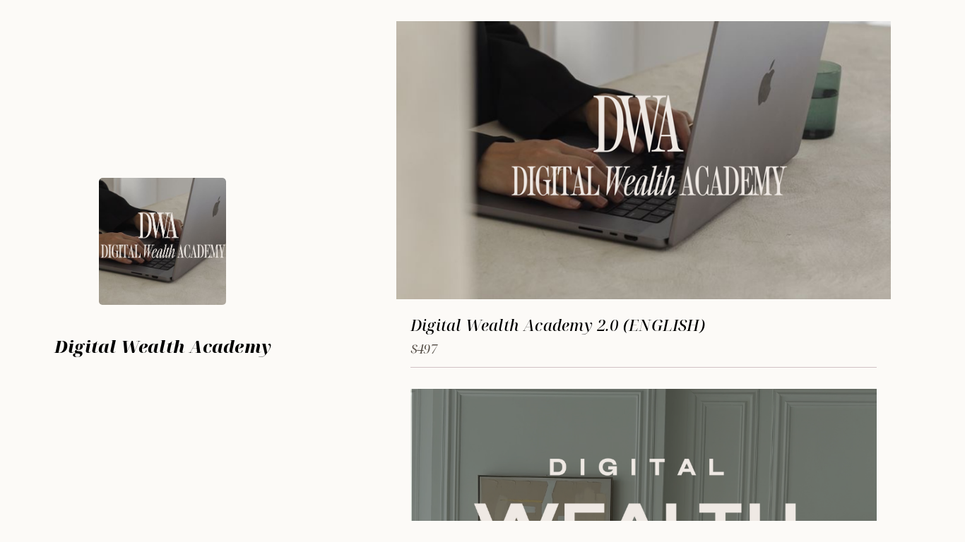 website screenshot of https://abundancemovement777.com/