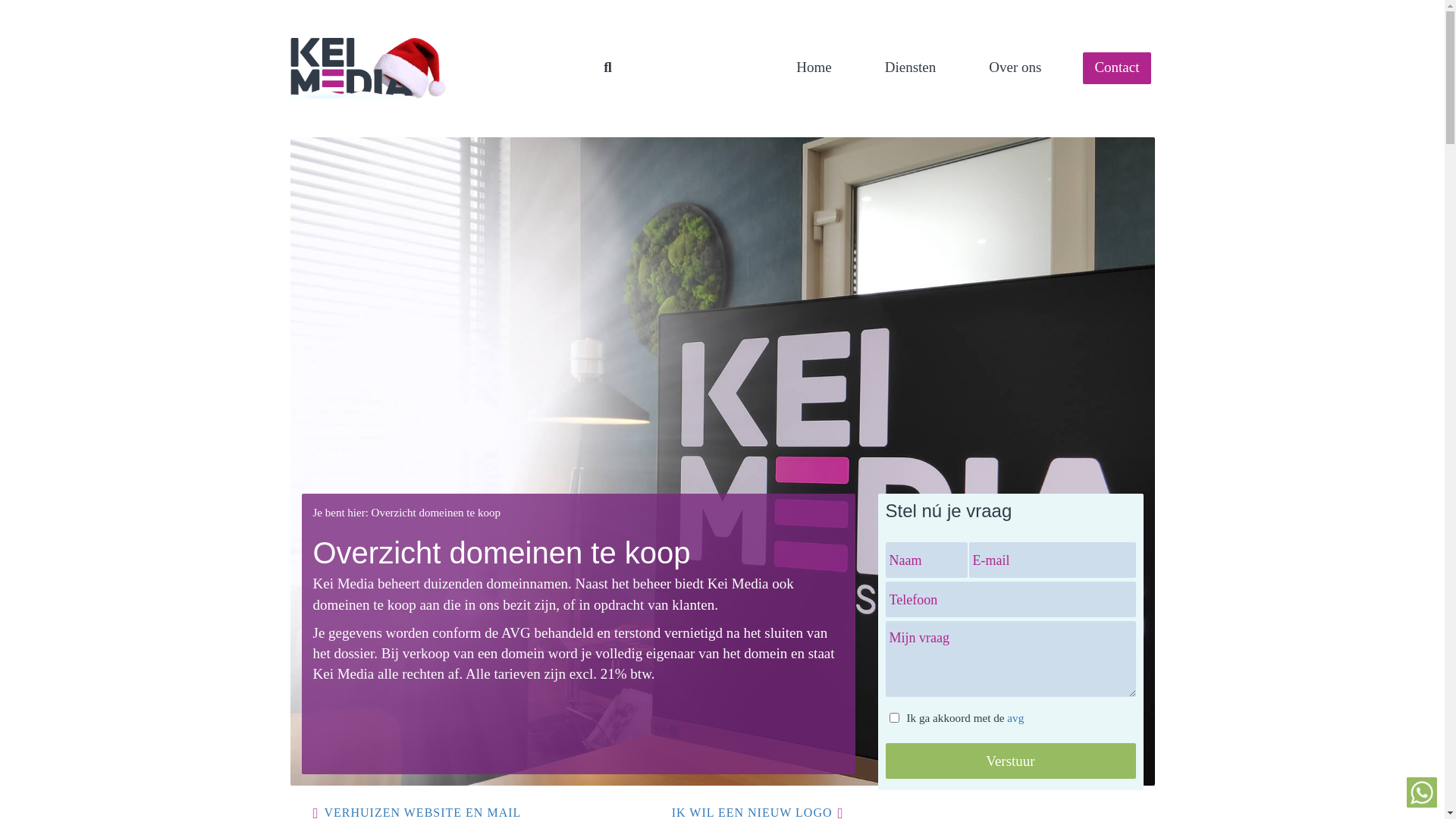 website screenshot of https://deverhuisdoos.nl/