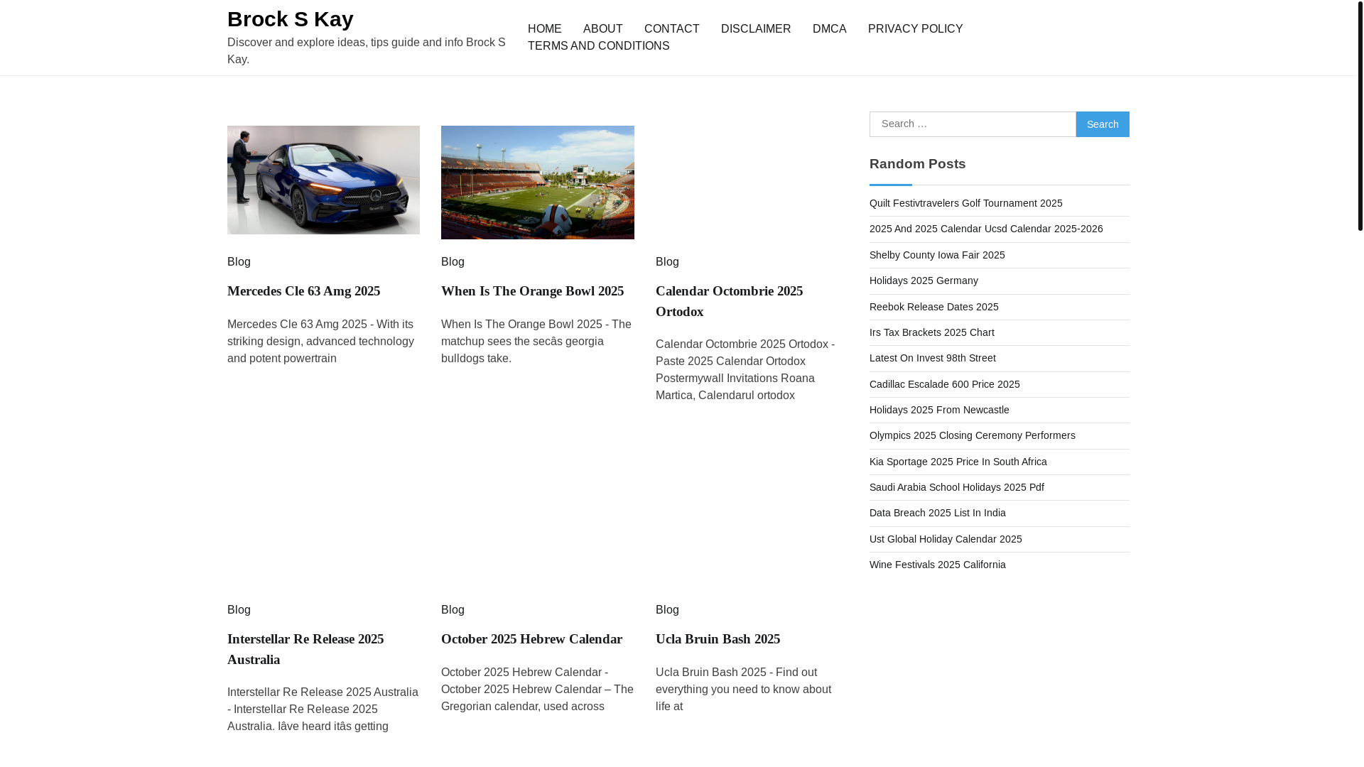 website screenshot of https://brockskay.pages.dev/