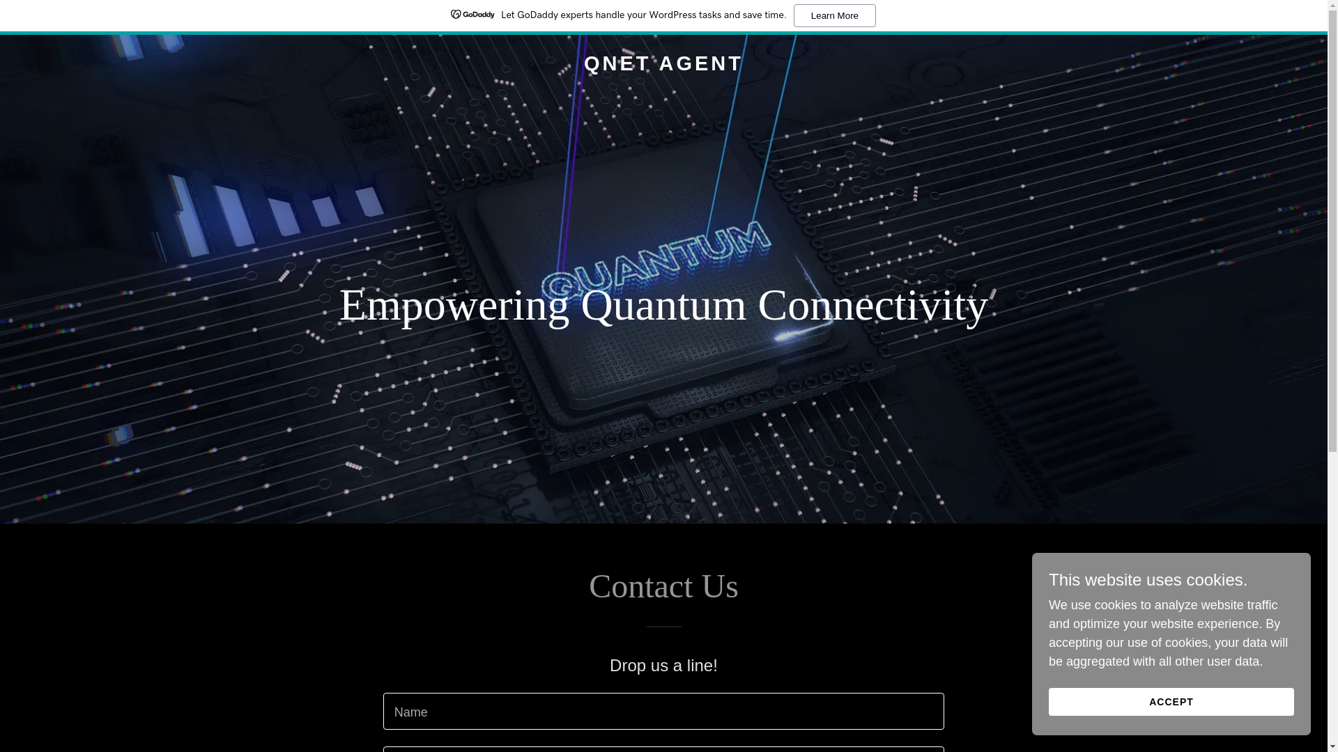 website screenshot of https://qnetagent.com/
