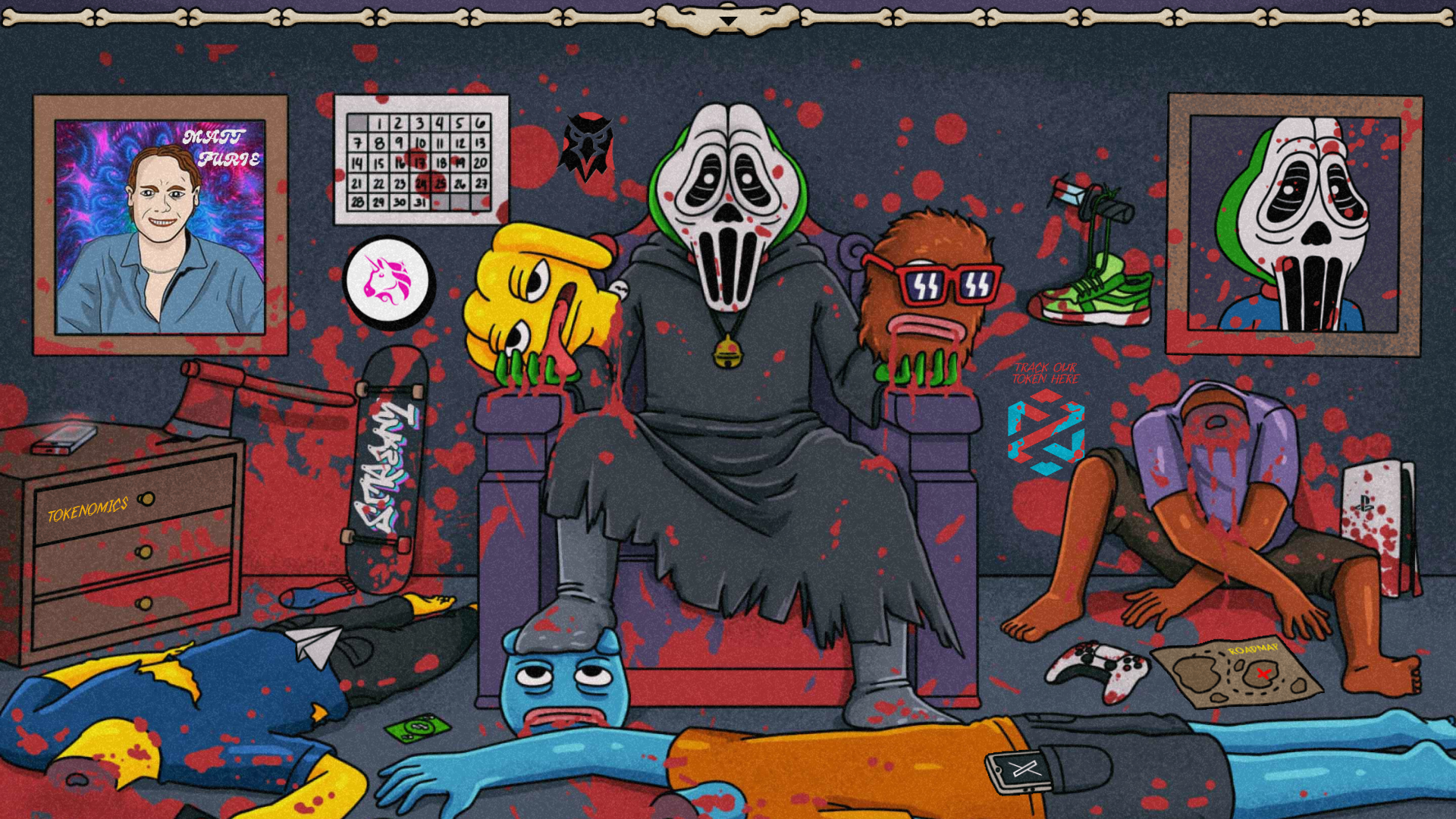 website screenshot of https://screambymattfurie.vip/