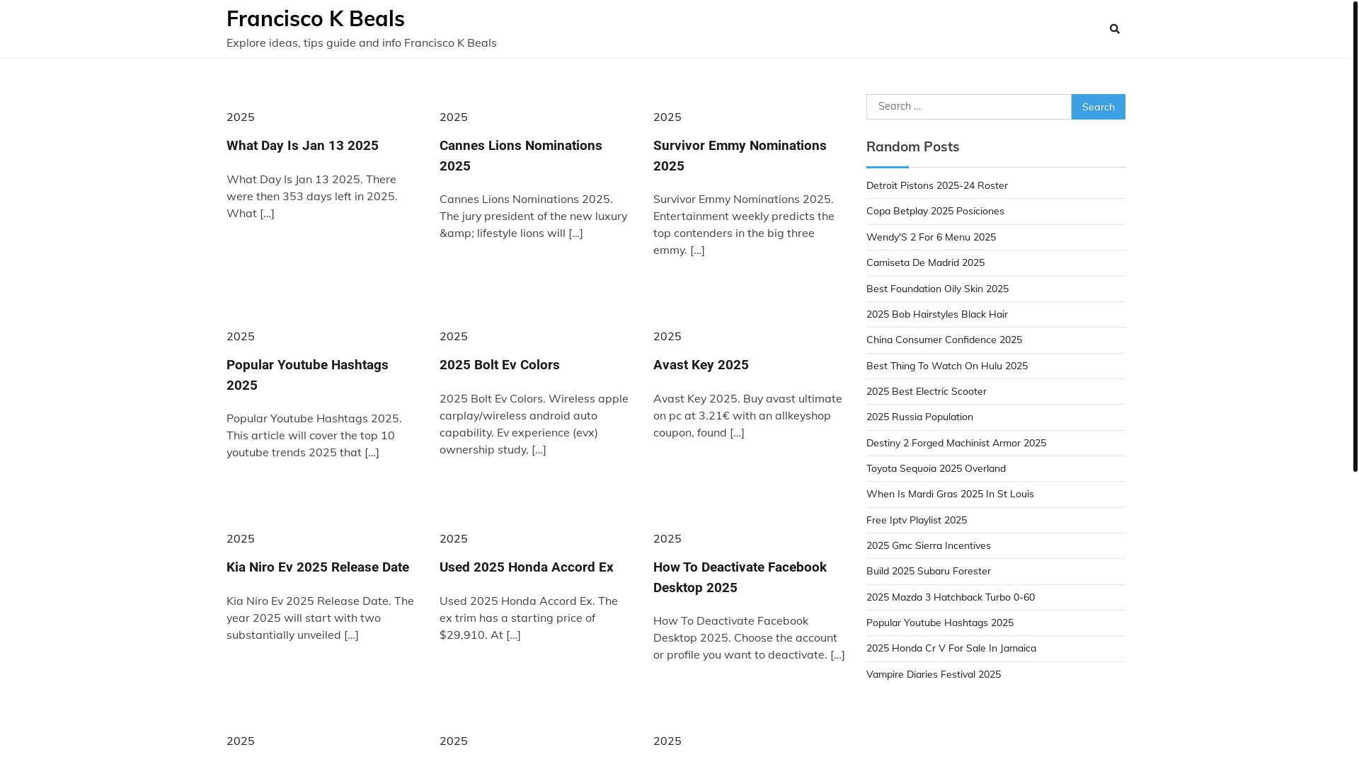 website screenshot of https://franciscokbealsd.pages.dev/